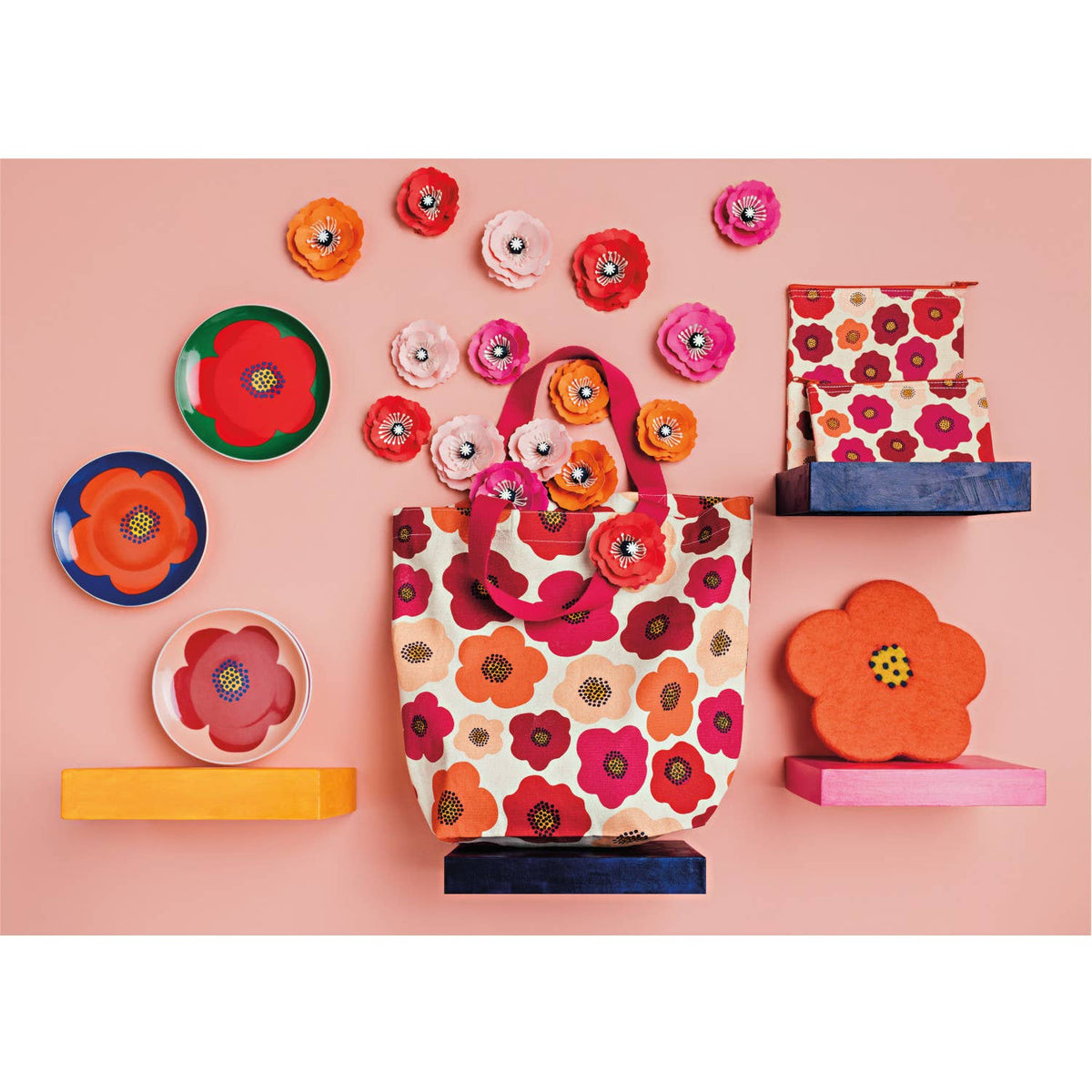 Danica Jubilee - Juego de 2 bolsas para snacks Poppy