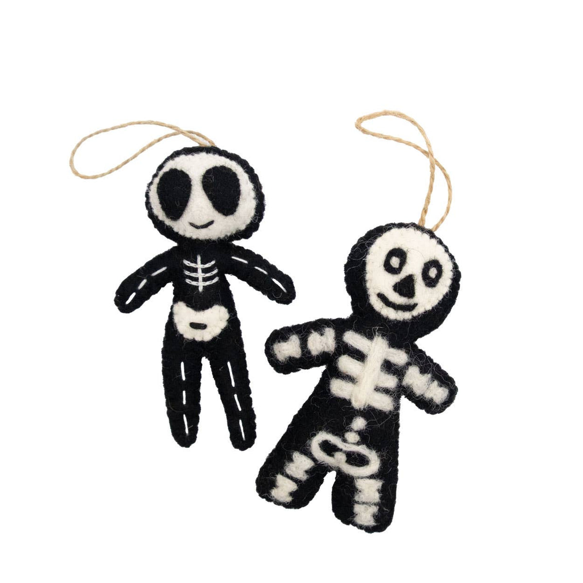 The Winding Road - Ornament - Halloween Decor - Skeletons — hanging decorative ornament or garland displayed