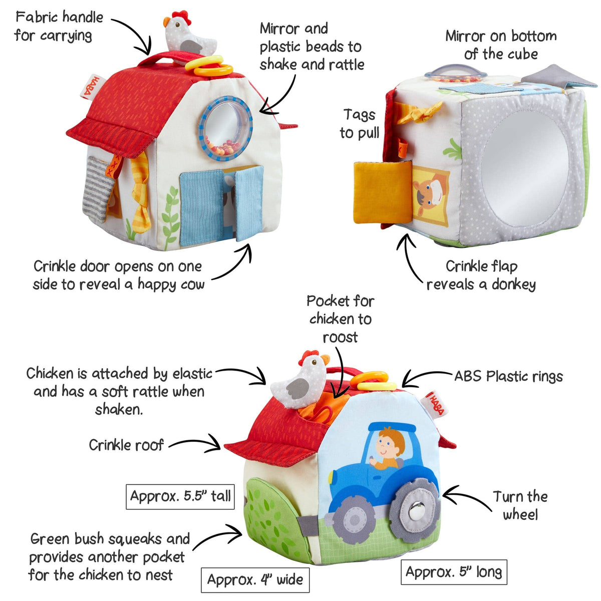 HABA USA - Cubo de actividades de granja