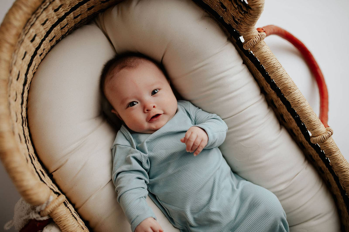 Three Little Tots - Blue Bird Knotted Gown — alternate product image, view 22