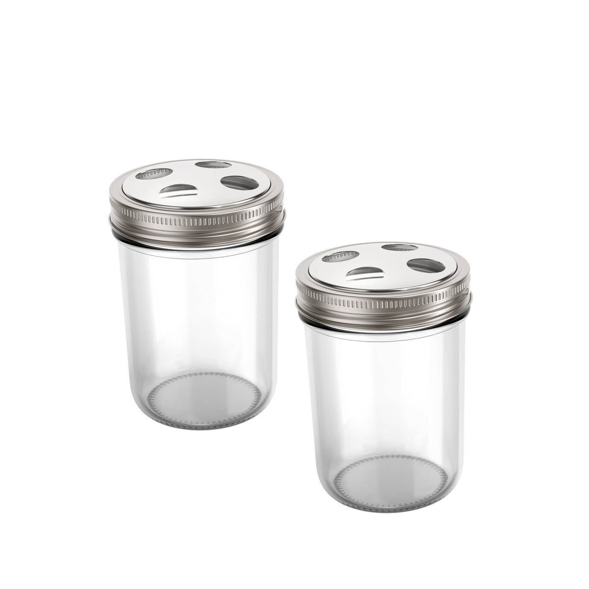 Jarware Toothbrush Holder Lids For Wide Mouth Mason Jars