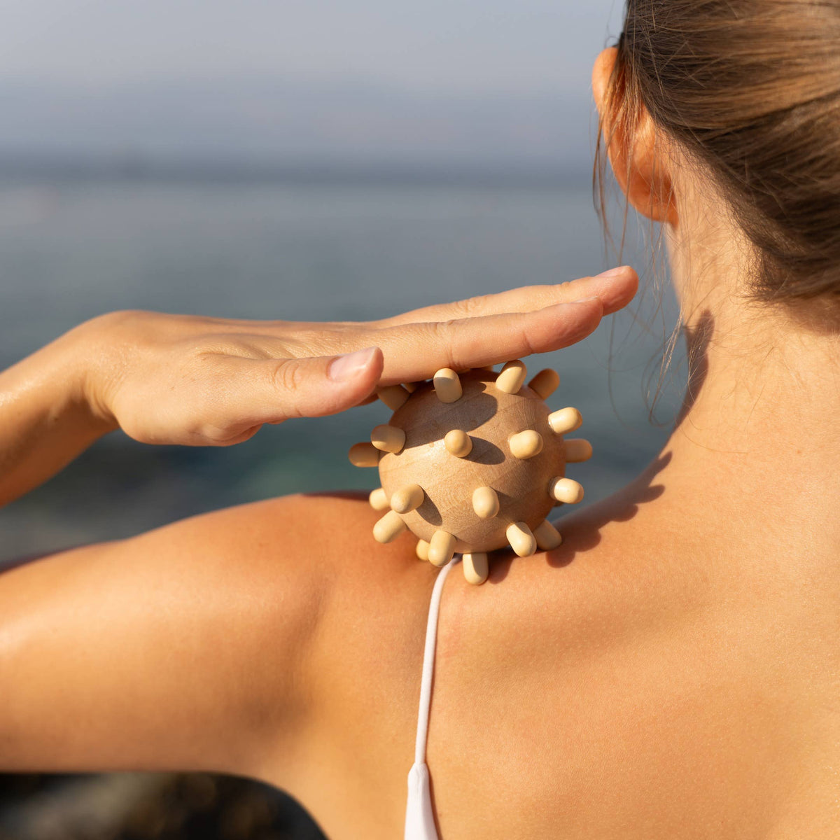 Wooden massage ball, decoration, acupuncture, nature