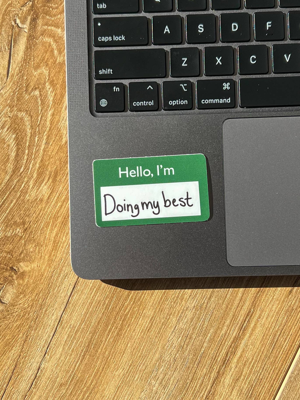 Doing my best sticker