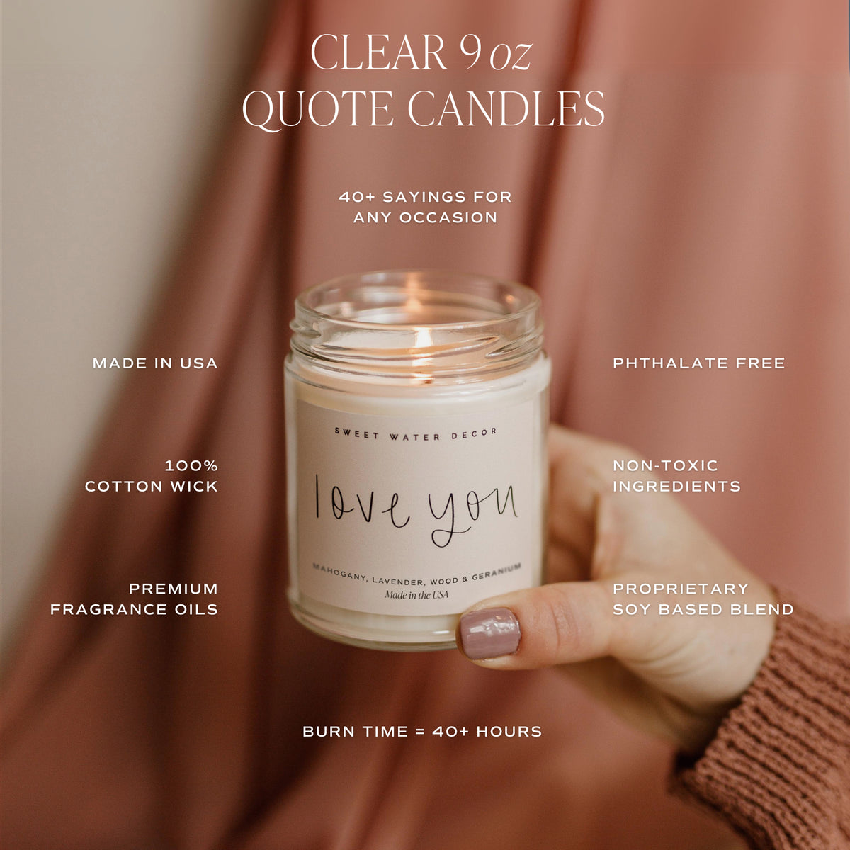 Happily Ever After 9 oz Soy Candle - Home Decor & Gifts