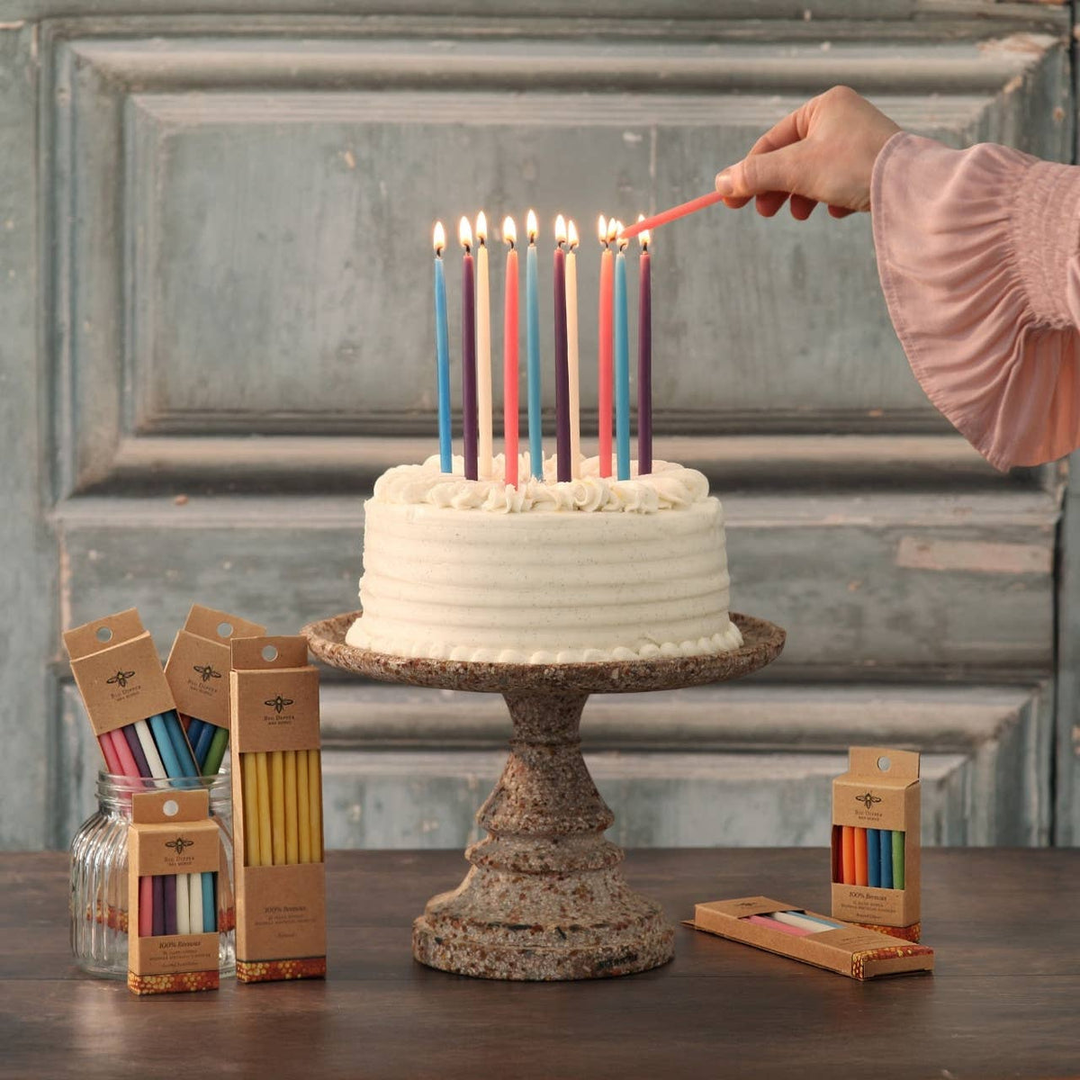 Birthday Candles - 100% Pure Beeswax
