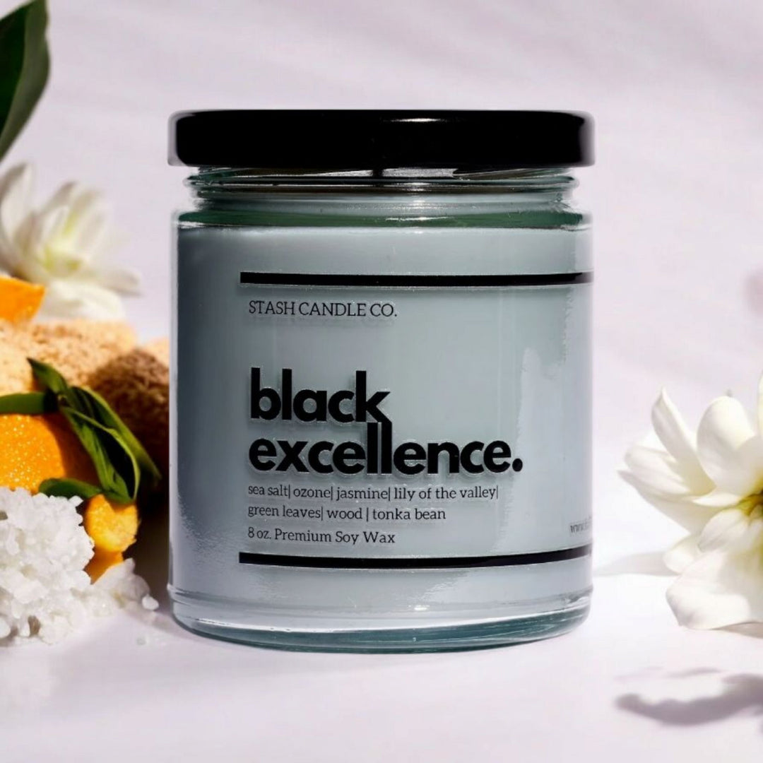 Black Excellence Candle, 8oz.