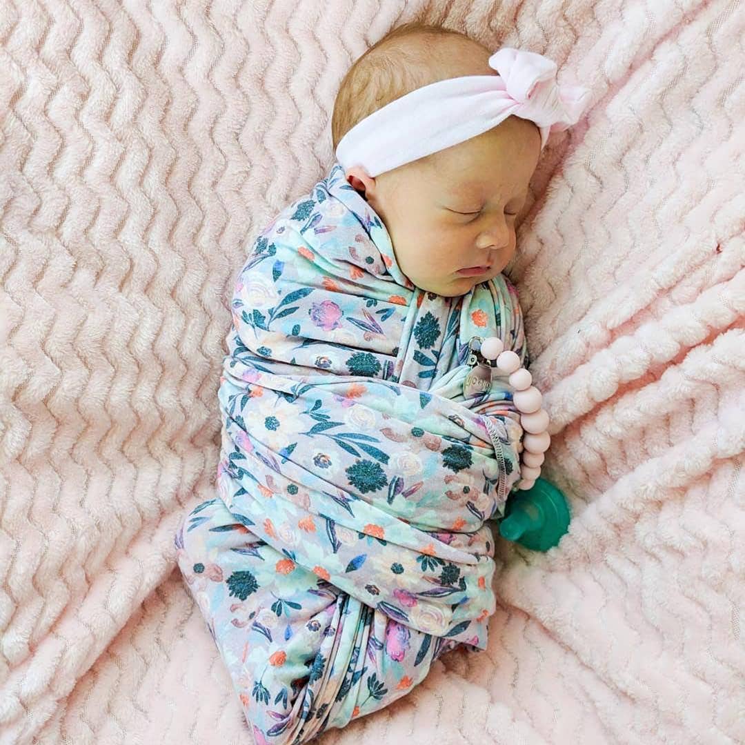 Silicone Pacifier Clip (Pink)