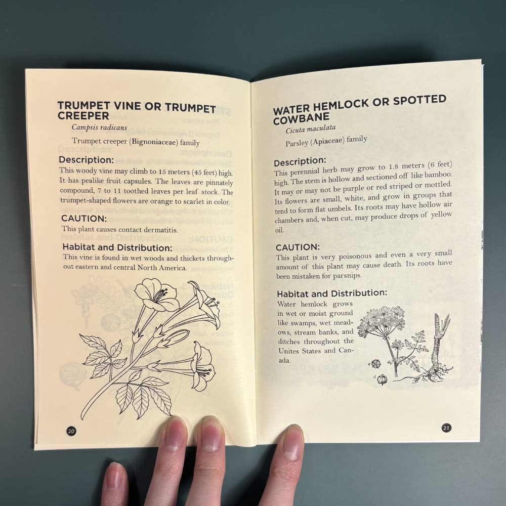 Microcosm Publishing Poisonous Plants & How to Spot Them (Zine): alternate book cover or page view