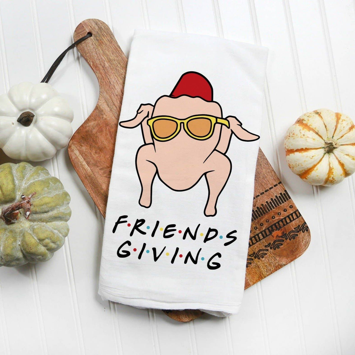 Friends Giving Turkey Kitchen Towel