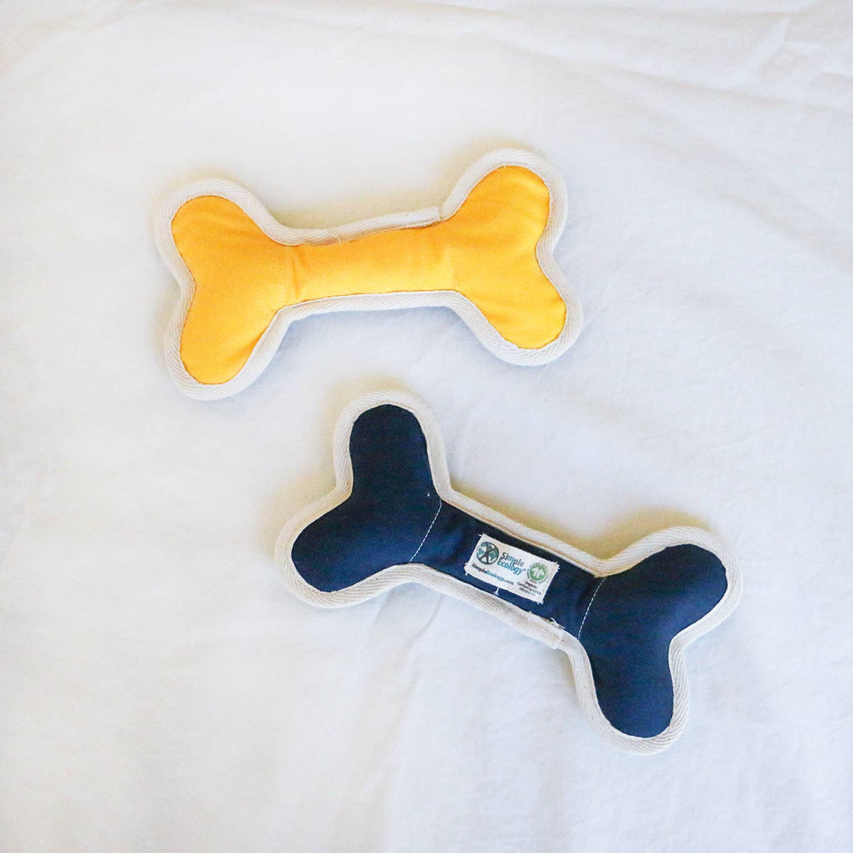 Plastic-Free Upcycled Organic Cotton Dog Toys