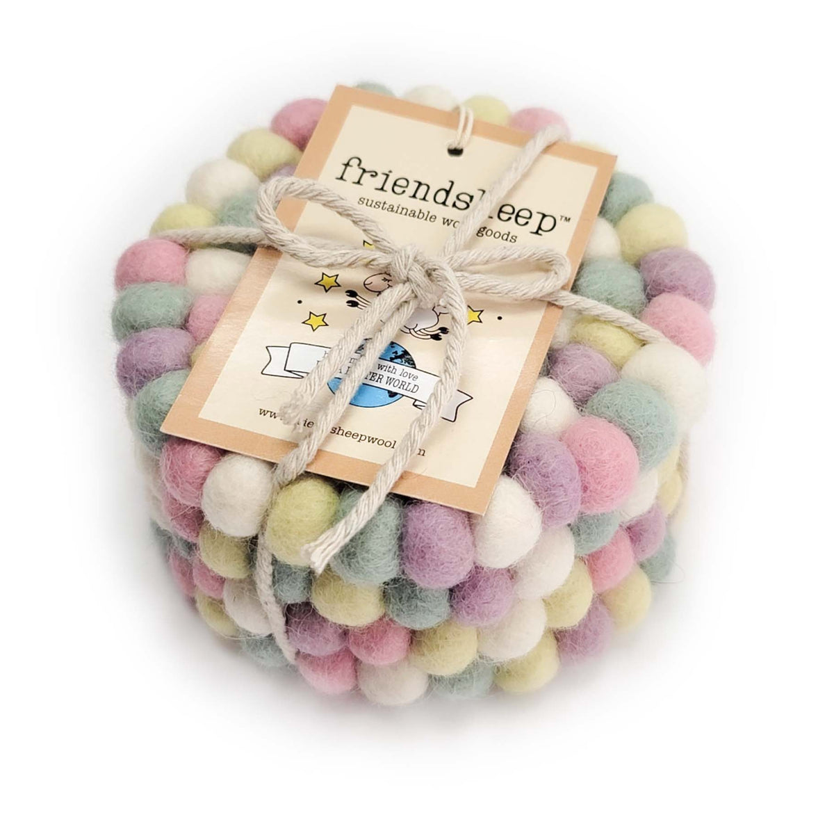 Cotton Candy Eco Coasters and Trivet