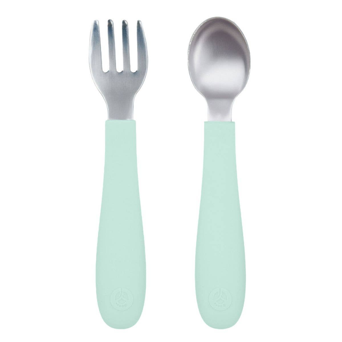 Stainless Steel Toddler Fork & Spoon Set – 2 Piece