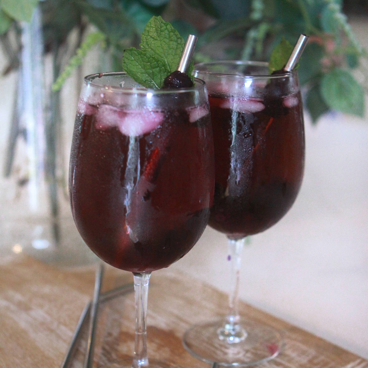 Rainbow Cocktail Stainless Steel Metal Straw Set