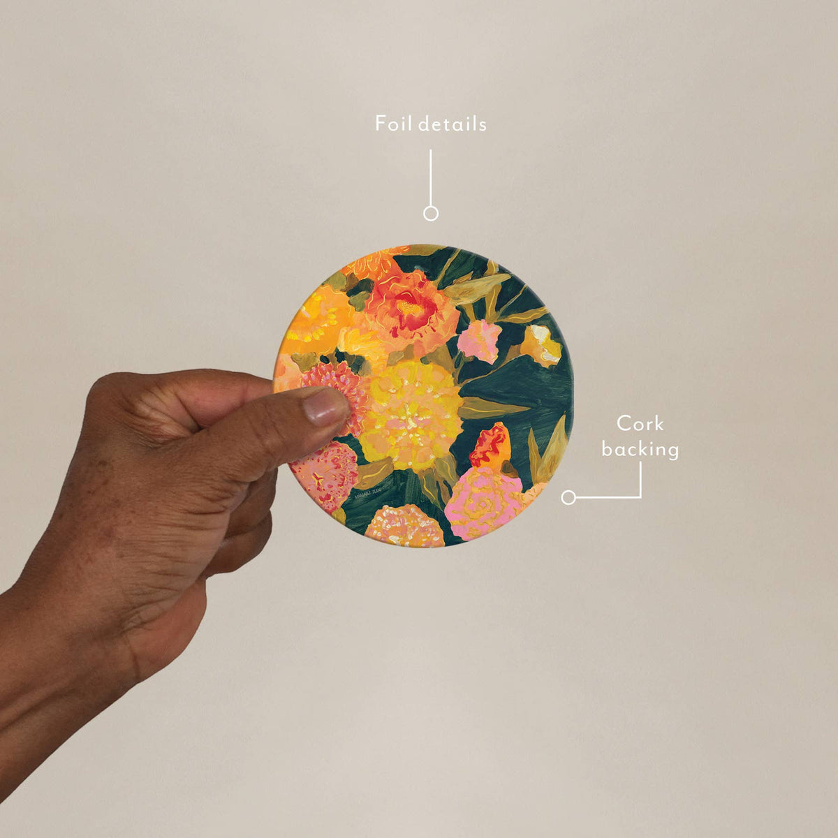 Marigolds Coaster