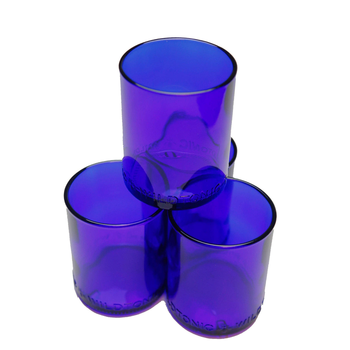 12oz Set of 4 Cobalt Glasses
