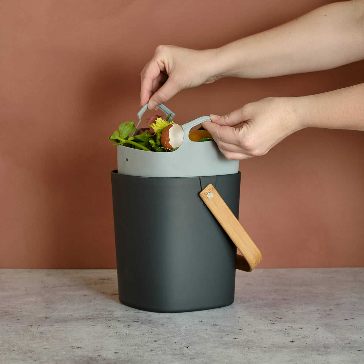 Compost Bin Liner - Silicone - Dishwasher Safe