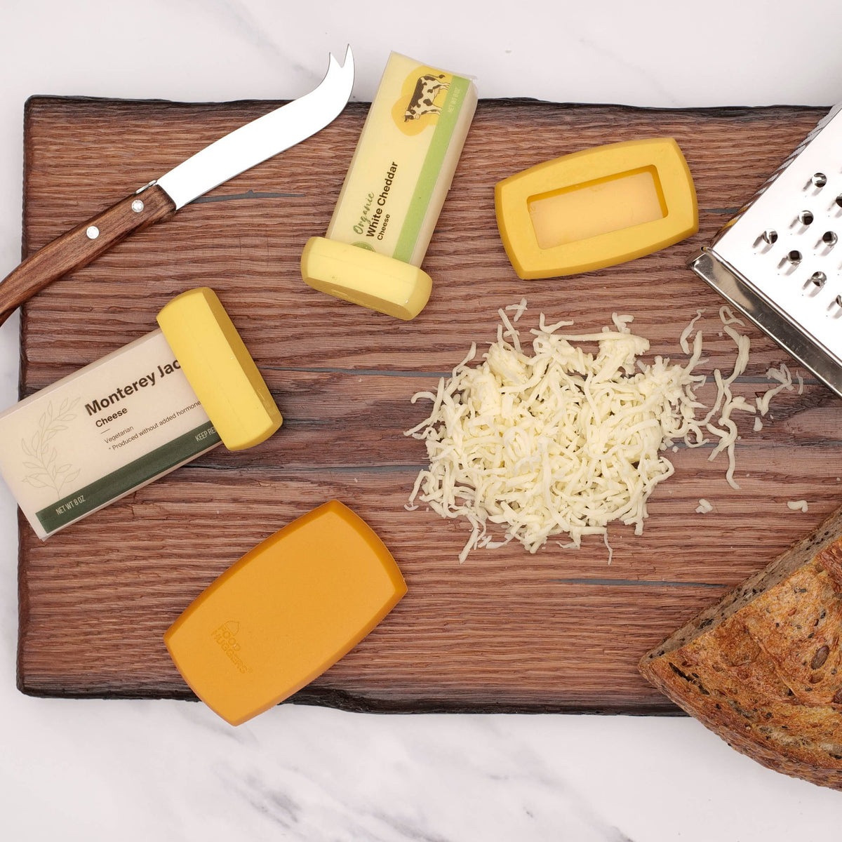Reusable Silicone Cheese Savers (Set of 4)