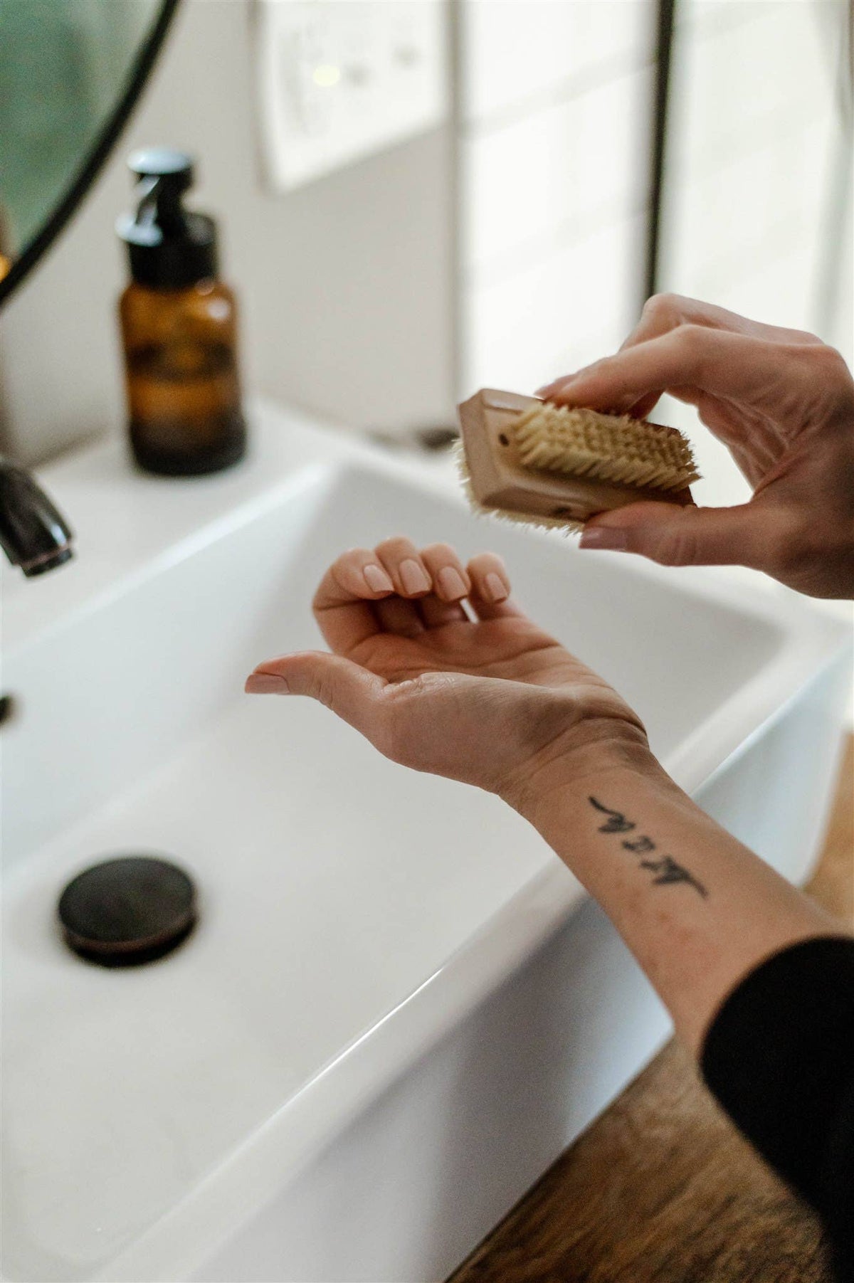 Wood Nail Brush