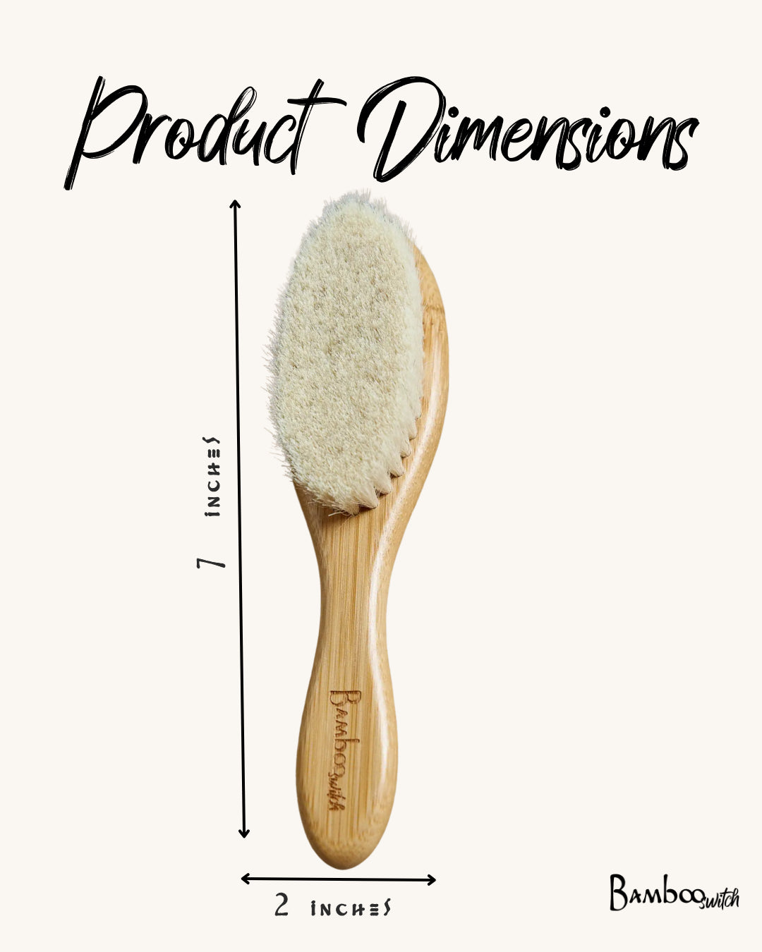 Bamboo Baby Hairbrush