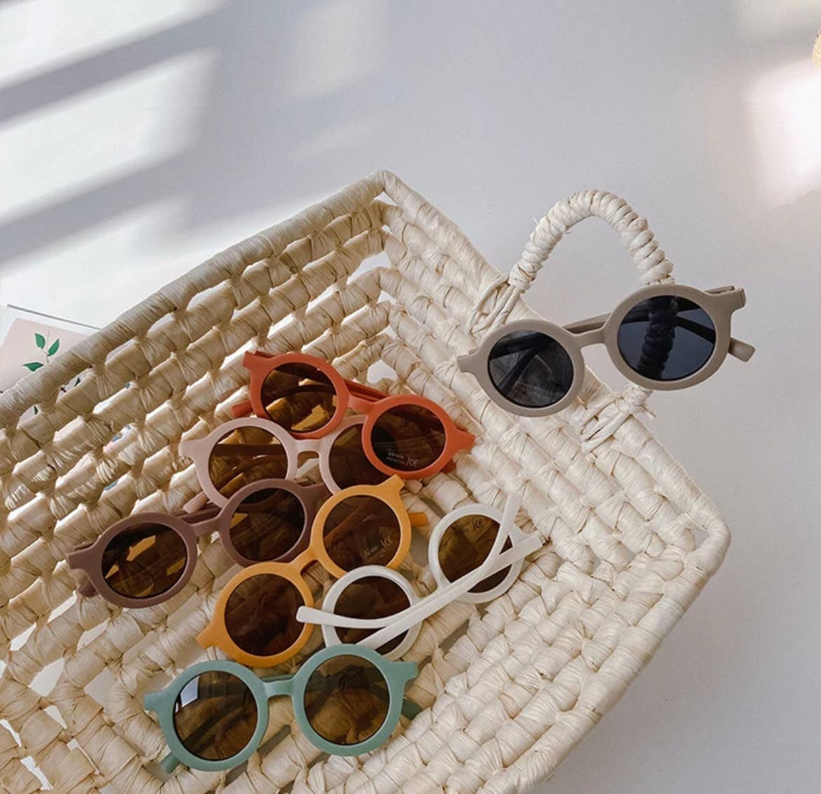 Boho + Babe Baby and Toddler Retro Sunnies: home item staged in living space; additional styled view