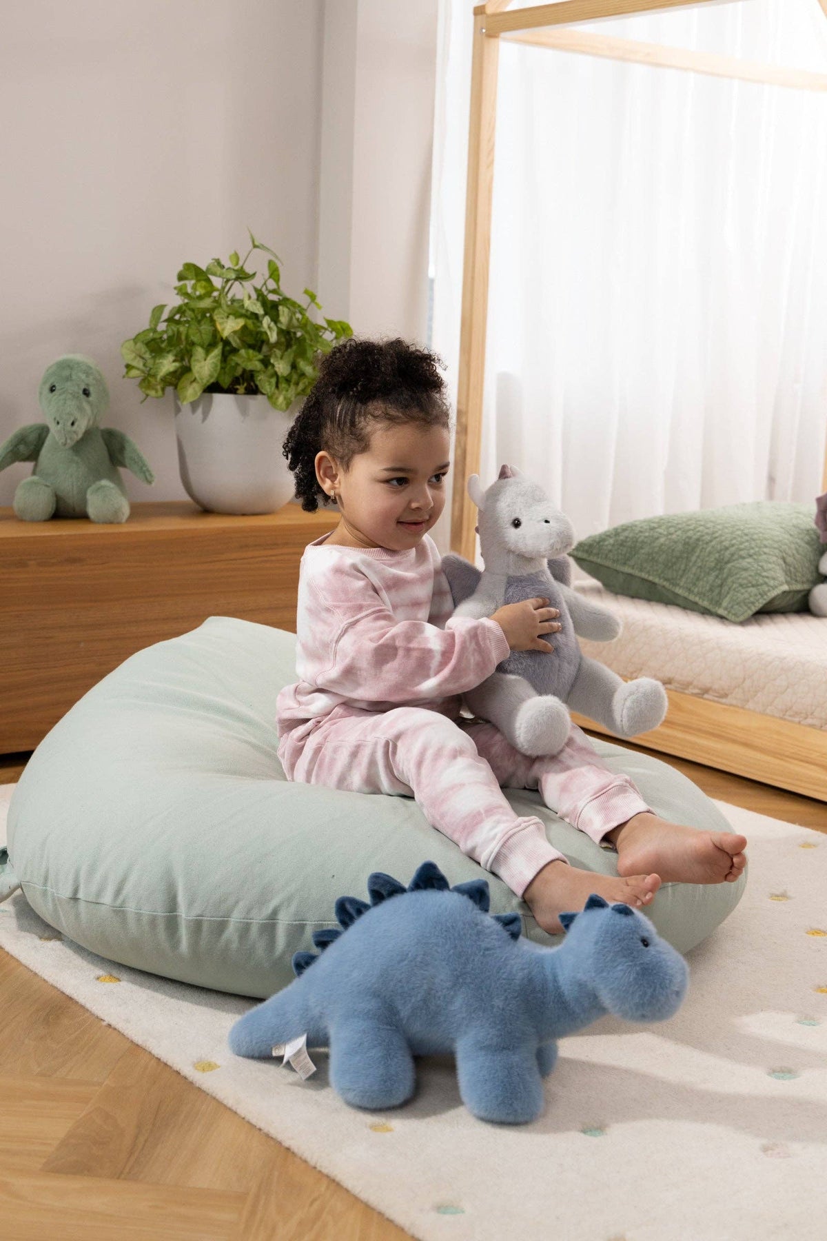 Dino Plush Toy - Blue Diplodocus