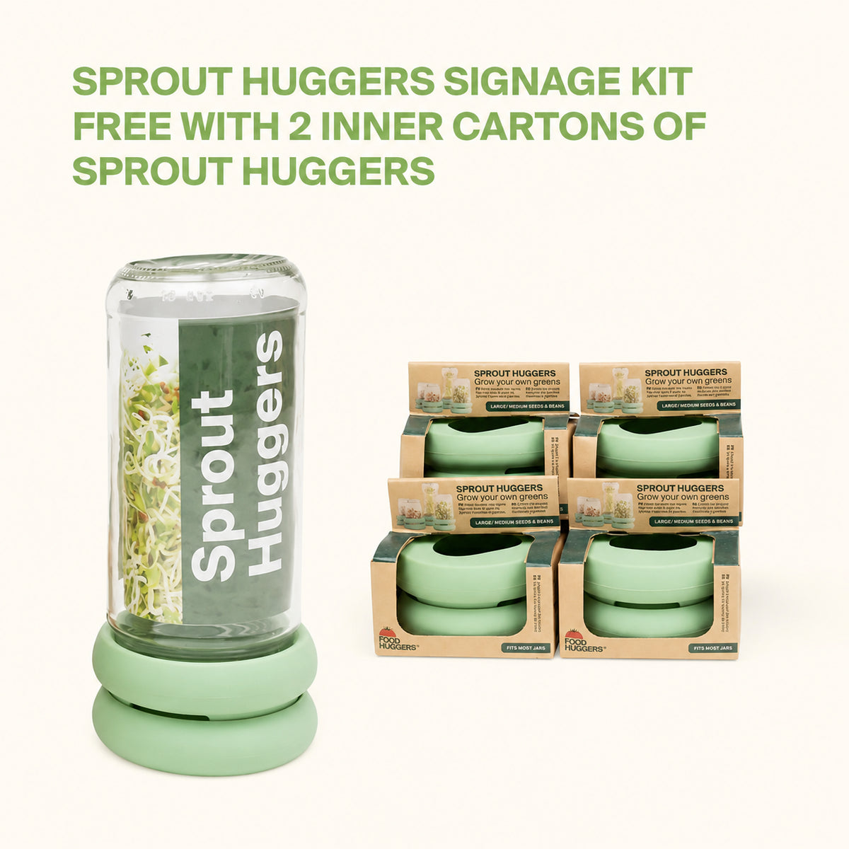 Reusable Silicone Sprouting Lids