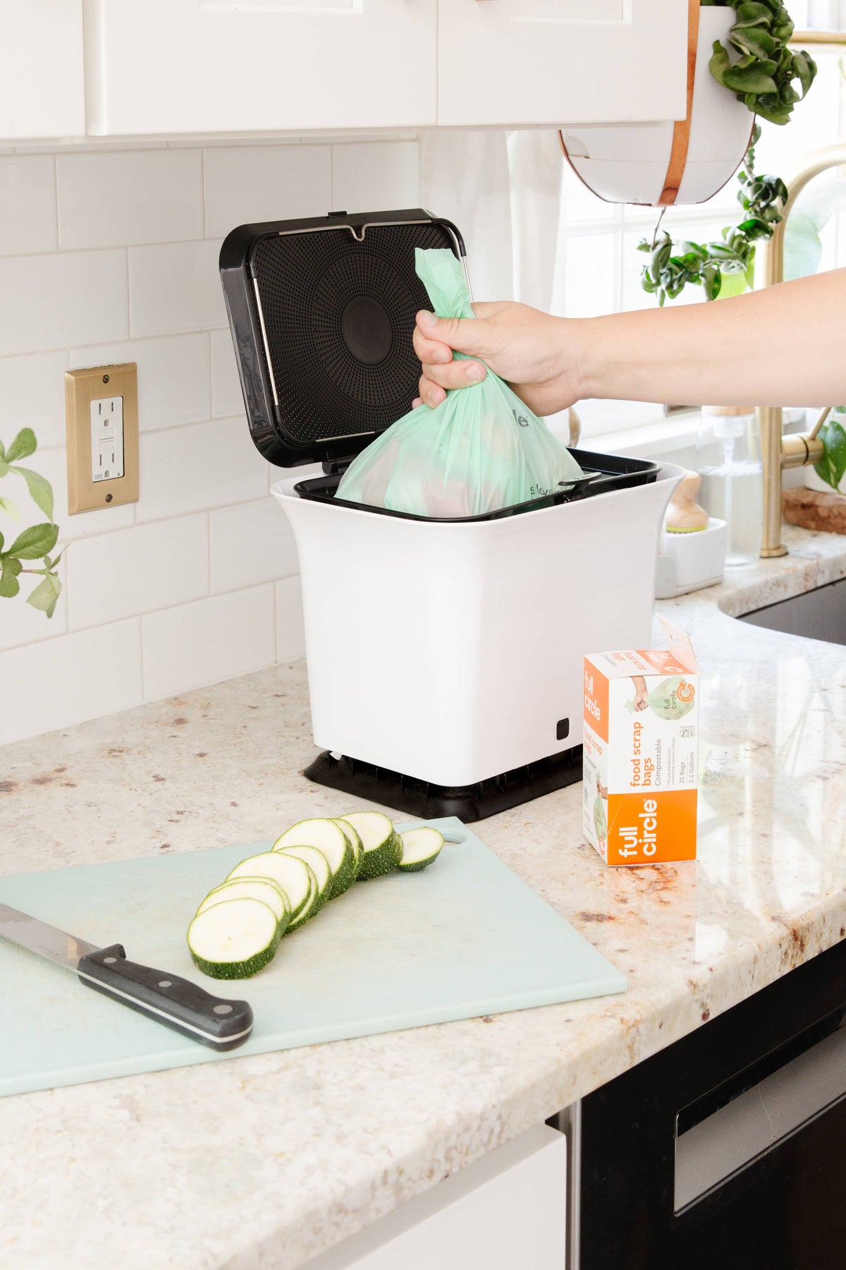 Compostable Food Scrap Bags 2.5 Gallon (25pk)