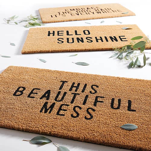 Face to Face Doormat - Hello Sunshine