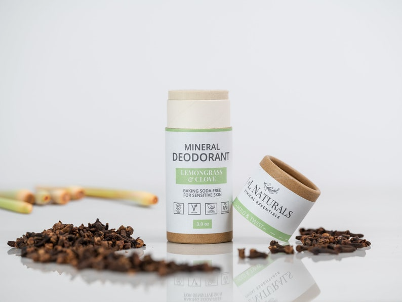 Natural Deodorant for Sensitive Skin - Baking-Soda Free (TRAVEL SIZE 1.3 oz.)