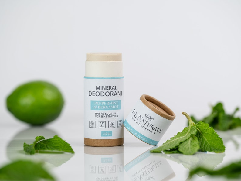Natural Deodorant for Sensitive Skin - Baking-Soda Free (TRAVEL SIZE 1.3 oz.)