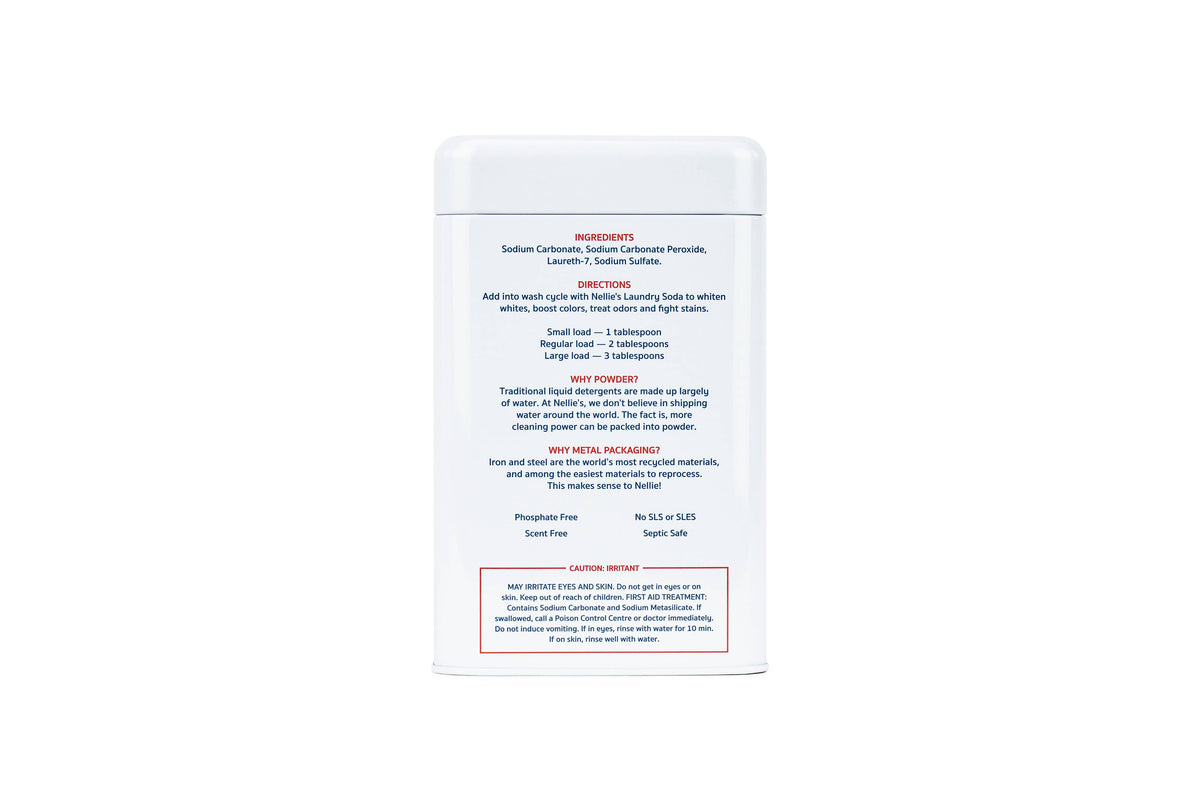 Oxygen Brightener - Laundry Booster - 100 Scoop Tin
