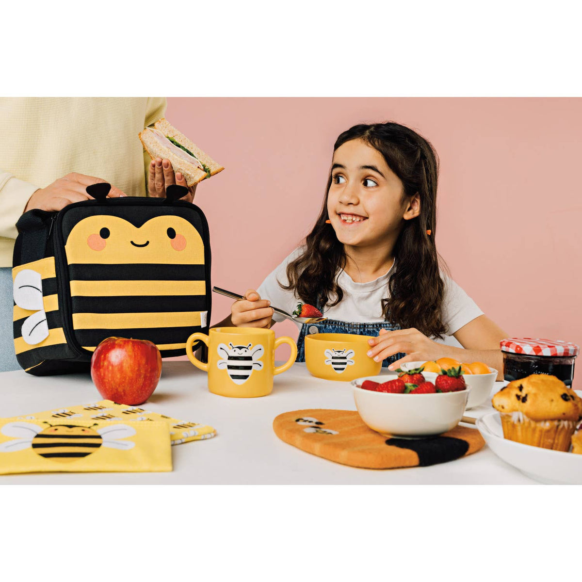 Danica Jubilee - Juego de 2 bolsas para merienda Bumblebee