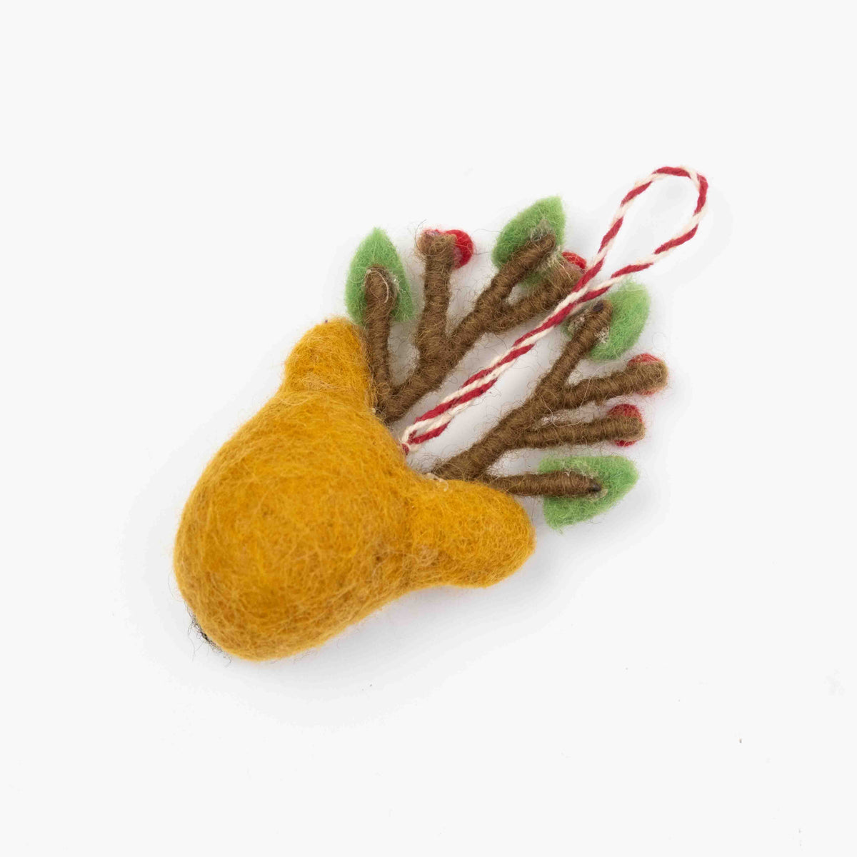 The Winding Road - Ornament - Christmas Decor - Spotted Reindeer Head — alternate product image, view 2