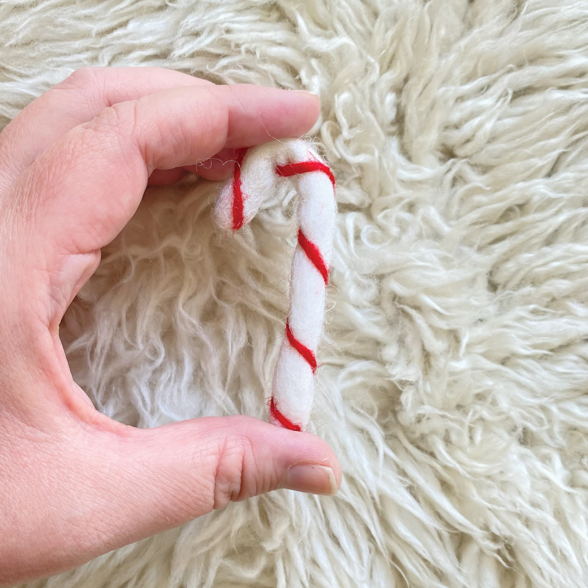 Sheep Farm Felt - Bastones de caramelo de fieltro | Set de 10