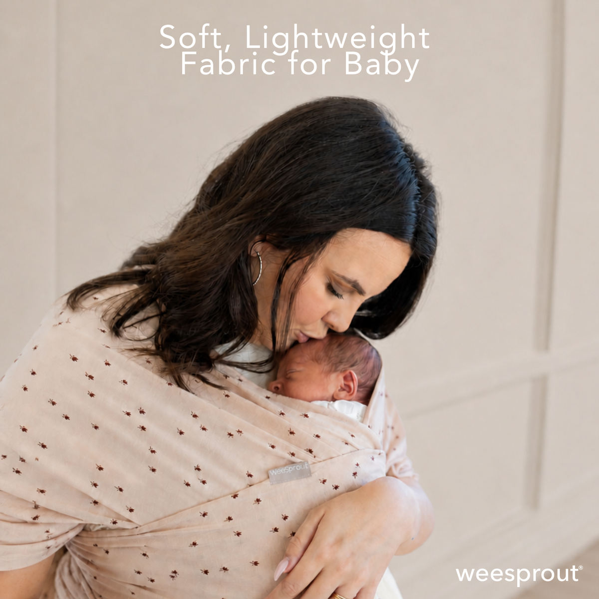 WeeSprout - Baby Wrap Carrier – Soft TENCEL™ Modal Baby Carrier — alternate product image, view 10