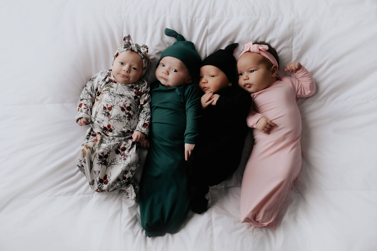 Three Little Tots - Floral Flower Knotted Gown — alternate product image, view 15
