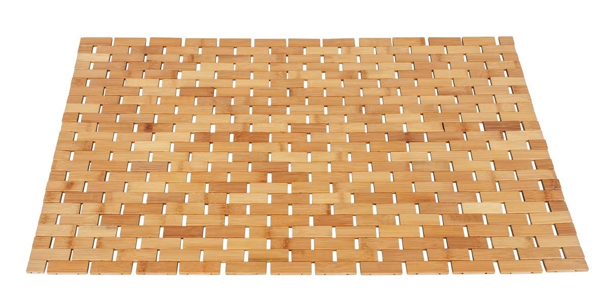 Croll & Denecke - Wellness bath mat shower rug made of bamboo sauna and spa