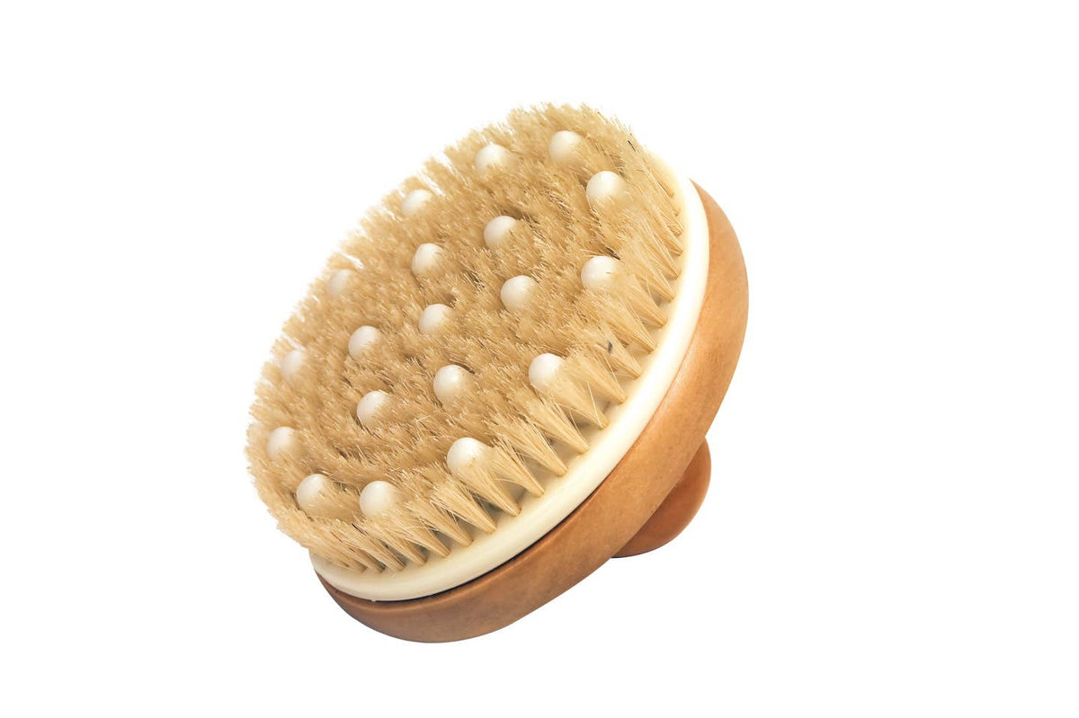 Croll & Denecke - Bath brush with massage knobs and handle home spa decor