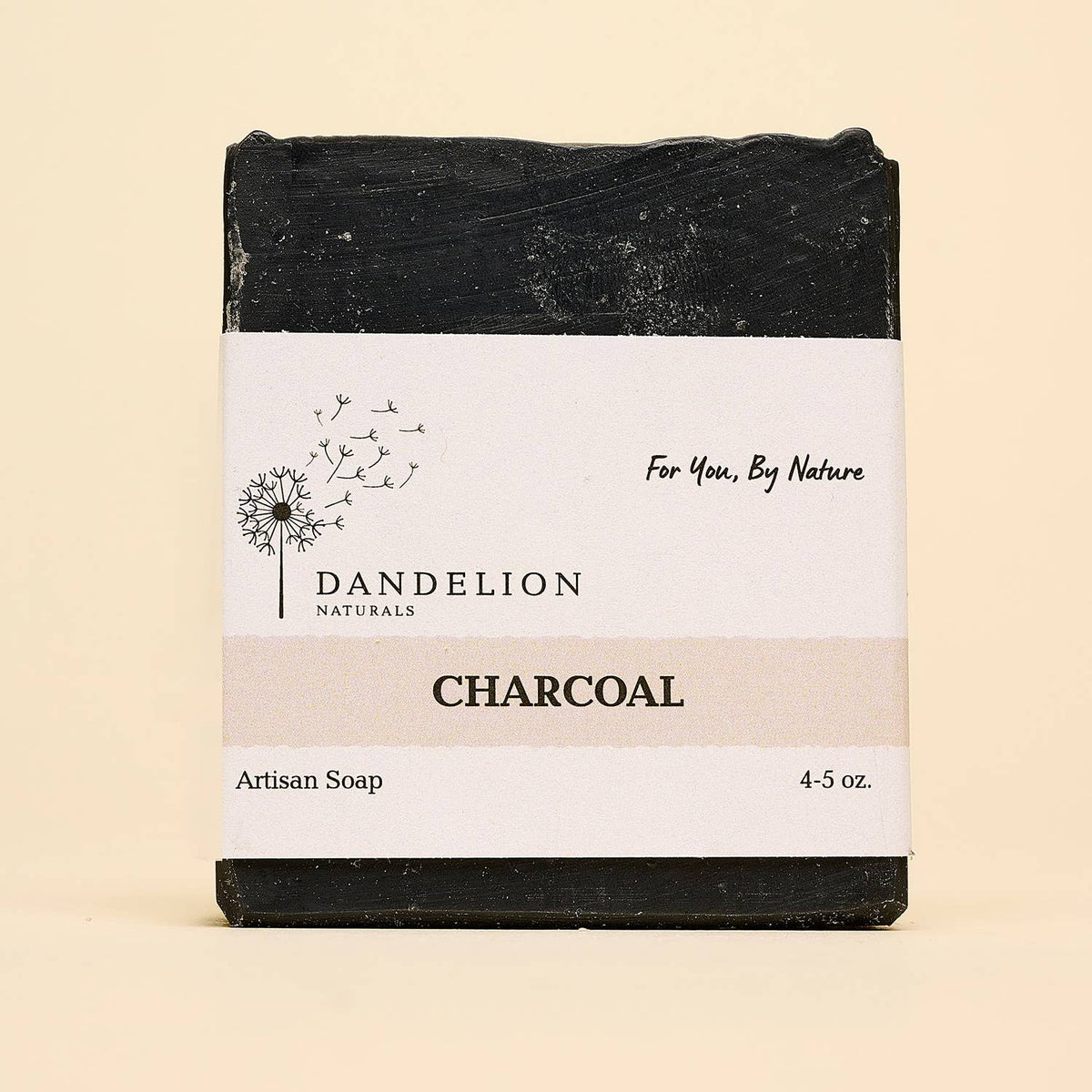 Dandelion Naturals - Jabón en barra de carbón activado | Jabón facial desintoxicante