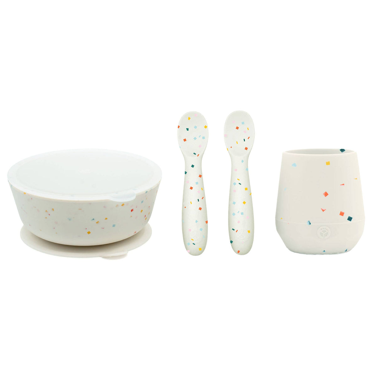 WeeSprout - Baby First Feeding Set – Training Cup, Suction Bowl & Spoons — alternate product image, view 2