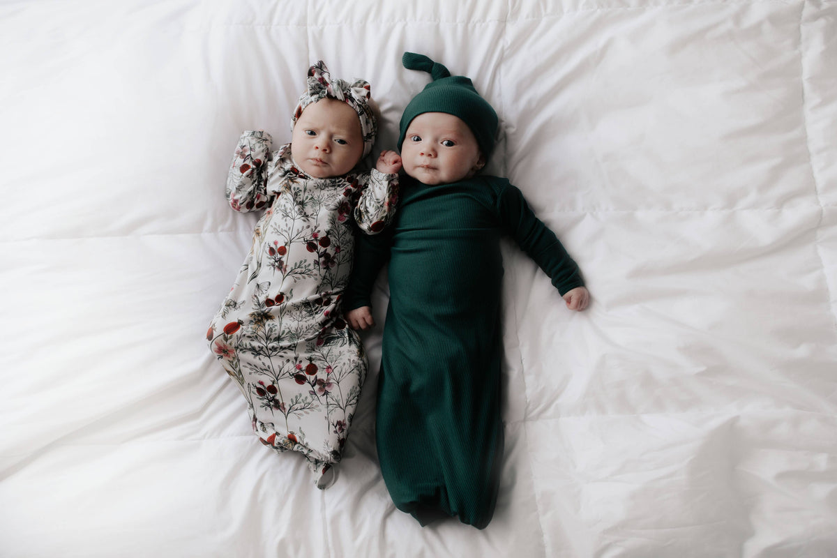 Three Little Tots - Floral Flower Knotted Gown — alternate product image, view 14