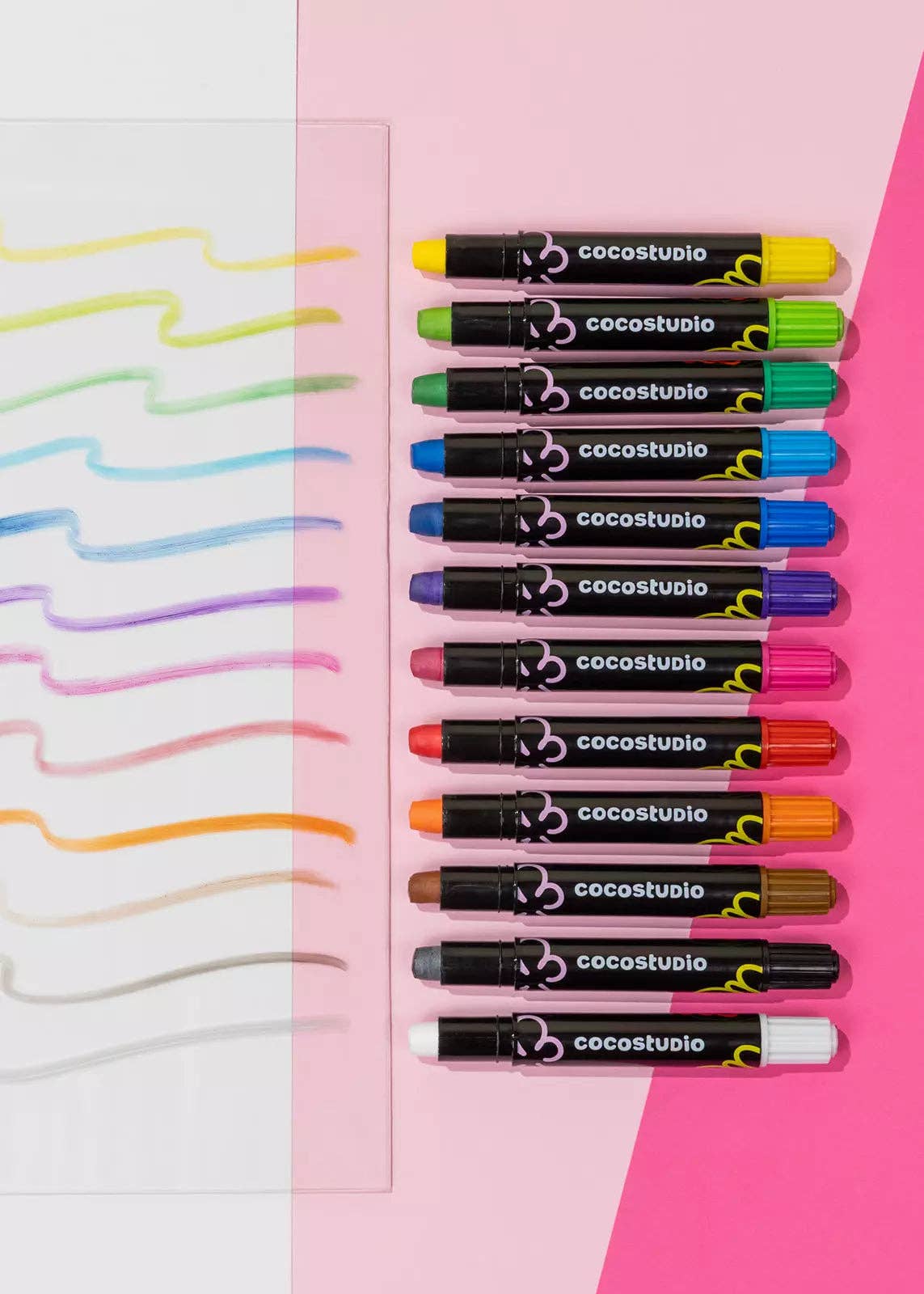 Coco Village - Erasable Silky Window Crayons - 12 colors — alternate product image, view 2