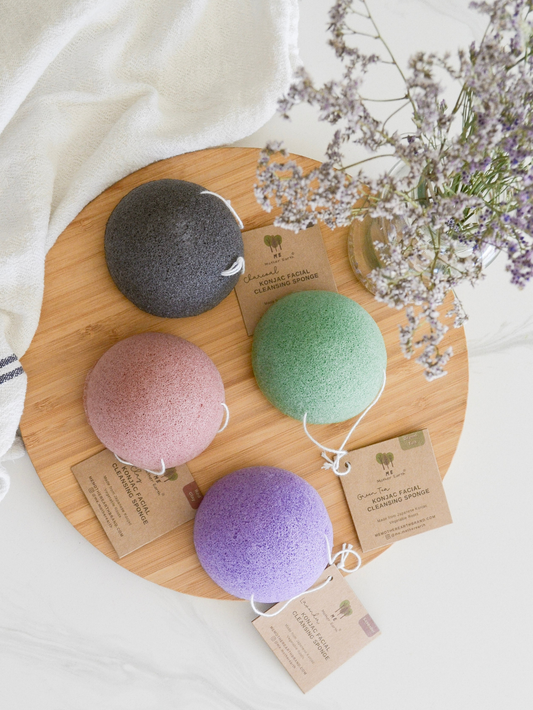 Esponja facial limpiadora de konjac
