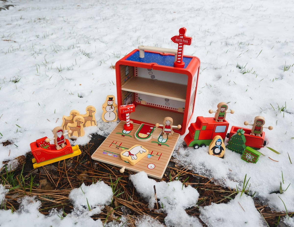Jack Rabbit Creations Suitcase Series: Santa's Christmas Workshop — alternate product image, view 2