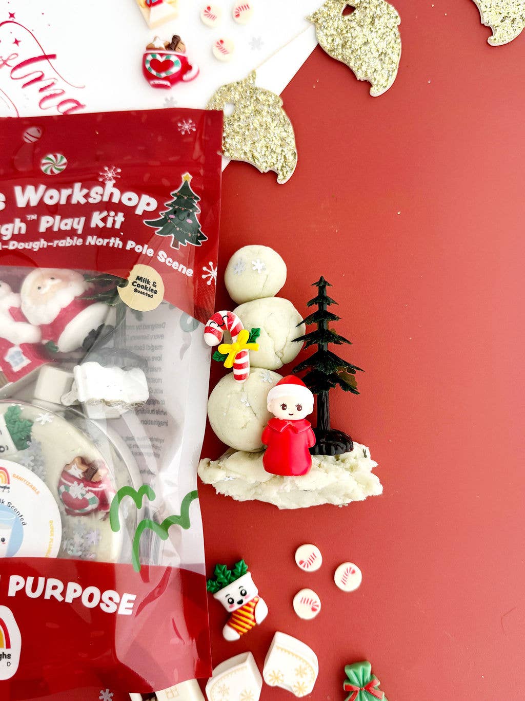 Earth Grown KidDoughs (KidDoughs by EGKD) - Santa's Workshop KidDough Play Kit — alternate product image, view 2