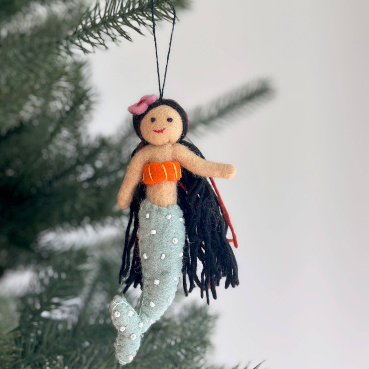 Ganapati - Felt Ornament - Silk Sea Mermaid — alternate product image, view 2