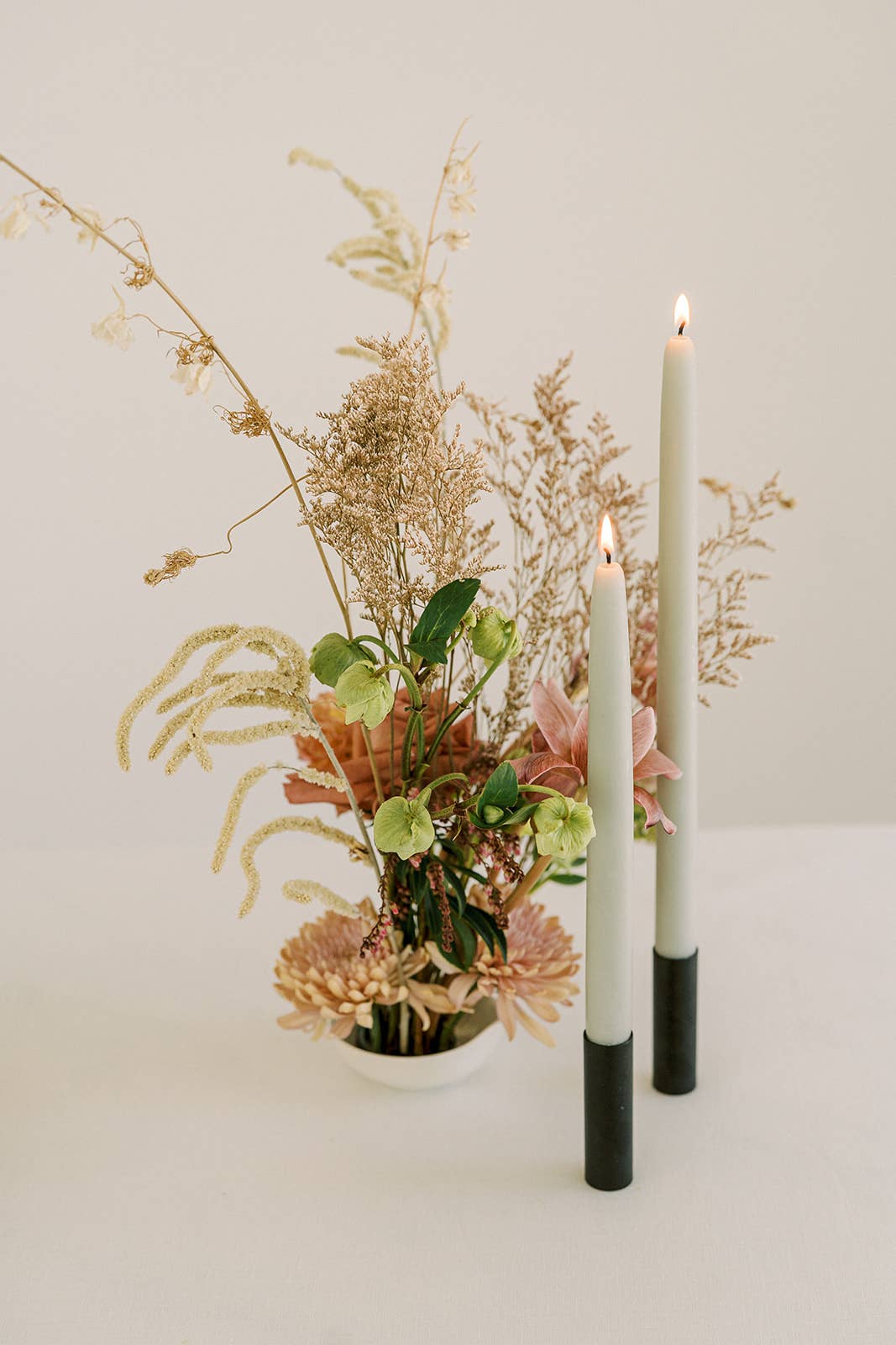 Mo&Co Home -  Eucalyptus | Dipped Beeswax Taper Candles | All Natural