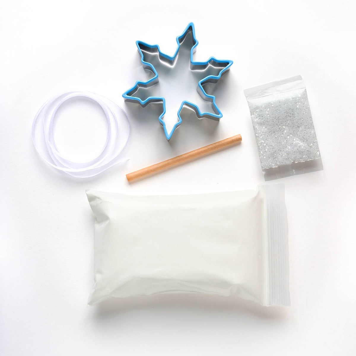 elseware unplug - Snowflake Ornament Kit - DIY Christmas Craft — alternate product image, view 3