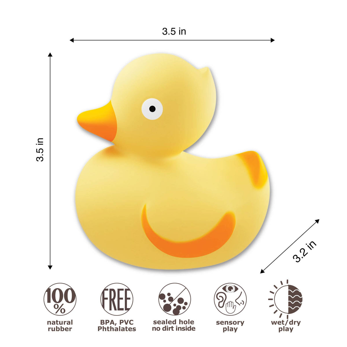 Natural Rubber Ducky