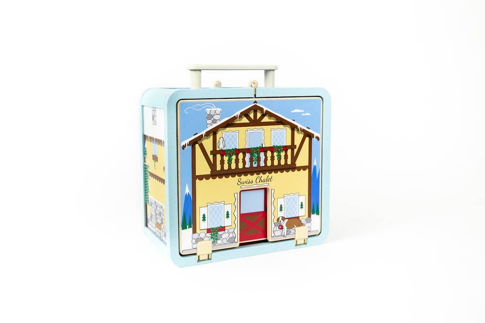 Jack Rabbit Creations Suitcase Series: Ski Chalet — alternate product image, view 4